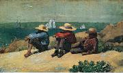 Winslow Homer On the Beach, 1875 oil painting picture wholesale